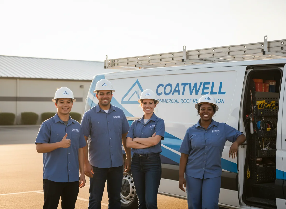 Commercial roof coating company in Laceys Spring, AL